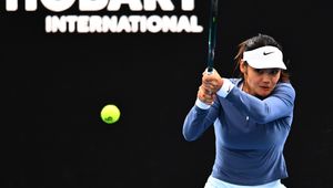 Emma Raducanu, 2026 Hobart R1 (Getty)