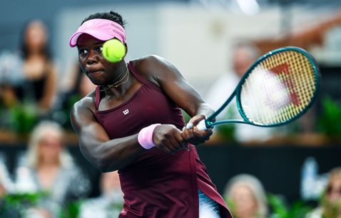Victoria Mboko, 2026 Adelaide quarterfinals (Getty)