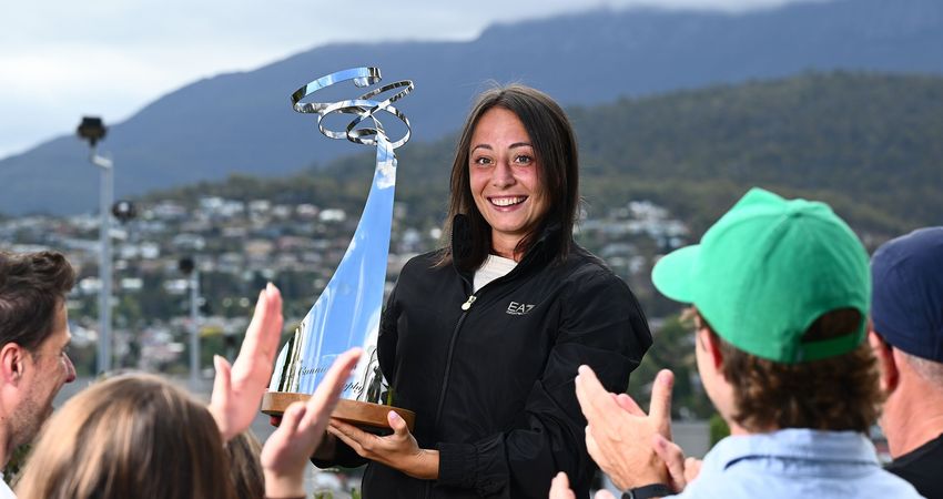 Elisabetta Cocciaretto, 2026 Hobart final (Getty)