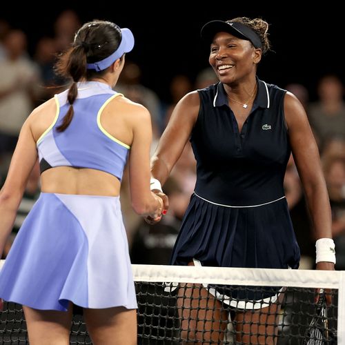 Olga Danilovic and Venus Williams, Australian Open 2026
