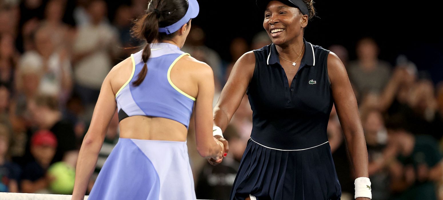 Olga Danilovic and Venus Williams, Australian Open 2026