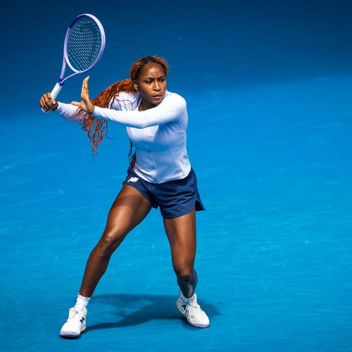 Coco Gauff, 2026 Australian Open practice