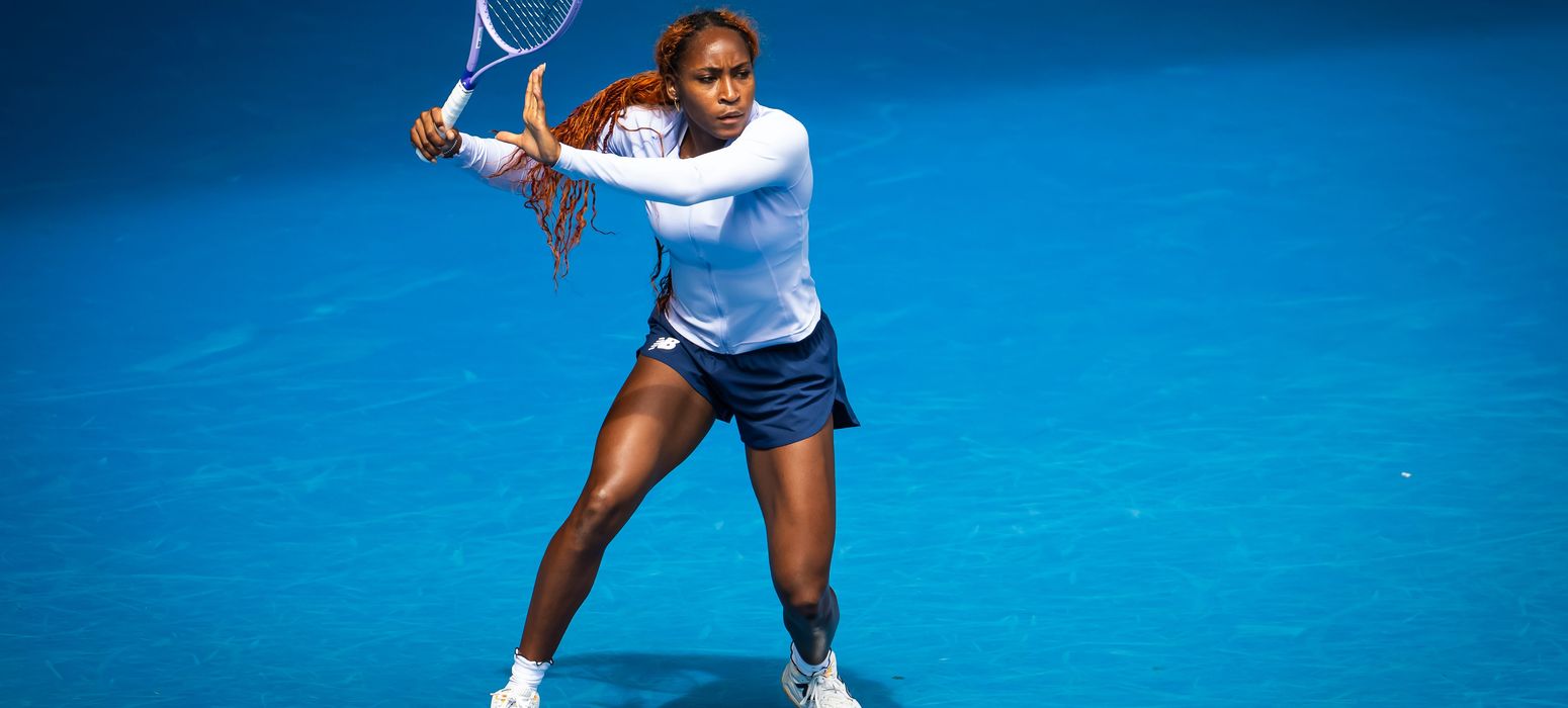 Coco Gauff, 2026 Australian Open practice