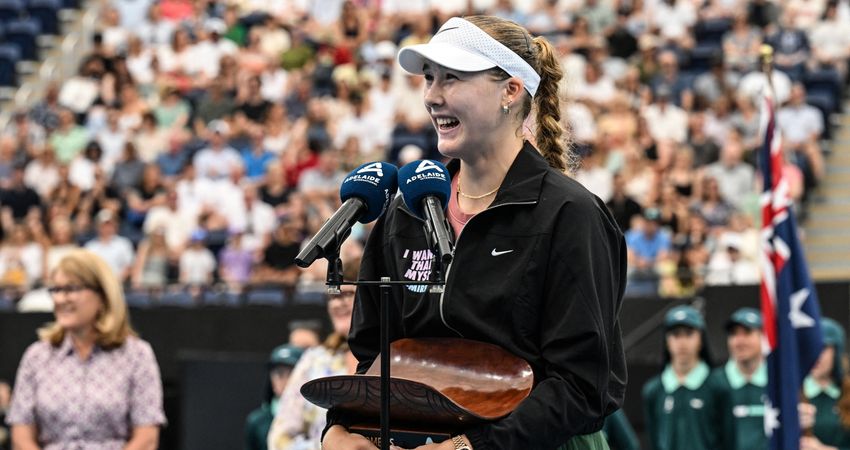 mirra andreeva wins adelaide 2026