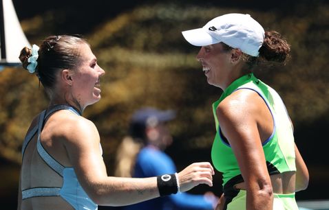 Madison Keys Oliynykova AO first round 2026