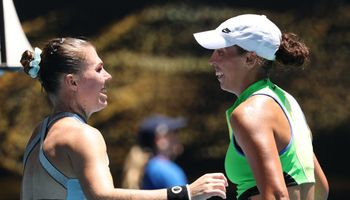 Madison Keys Oliynykova AO first round 2026