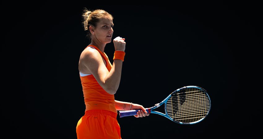 Karolina Pliskova second round v Tjen AO 2026