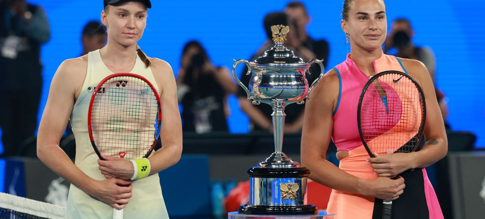 Rybakina v Sabalenka AO final 2026