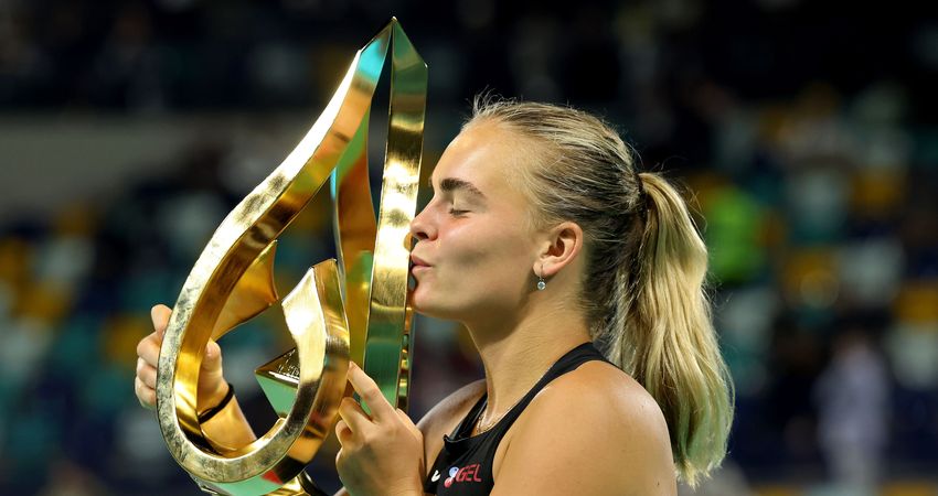 Sara Bejlek, 2026 Abu Dhabi trofeo (Getty)