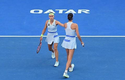 Anna Danilina and Aleksandra Krunic, Doha 2026
