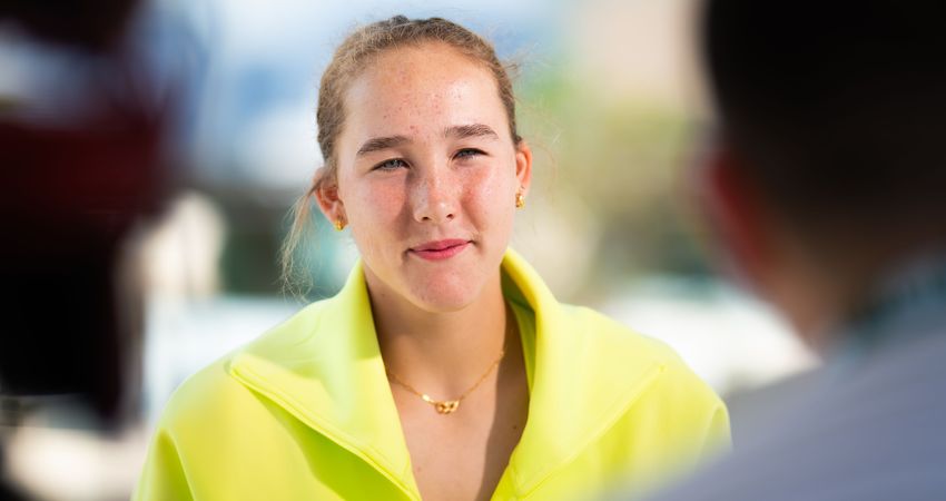 Mirra Andreeva Dubai Media Day 2026