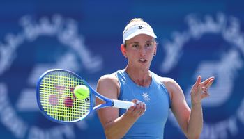 Elise Mertens, 2026 Dubai R1 (Getty)