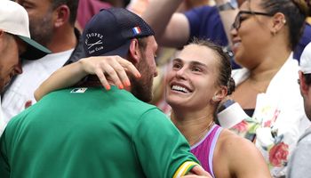 aryna sabalenka Georgios Frangulis us open 2024
