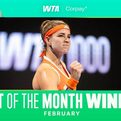 karolina muchova shot of the month