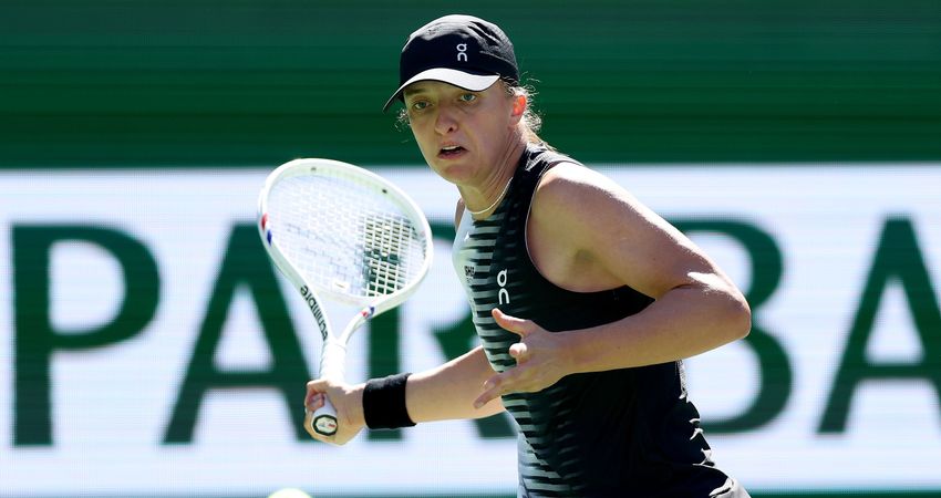 Iga Swiatek, 2026 IW R2 (Getty)