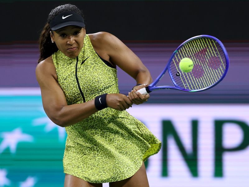 Former champ Osaka advances to second round in Indian Wells