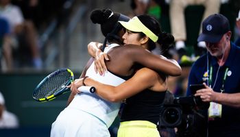 Alexandra Eala and Coco Gauff, Indian Wells 2026