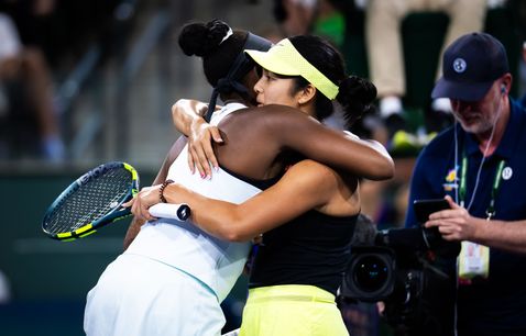 Alexandra Eala and Coco Gauff, Indian Wells 2026