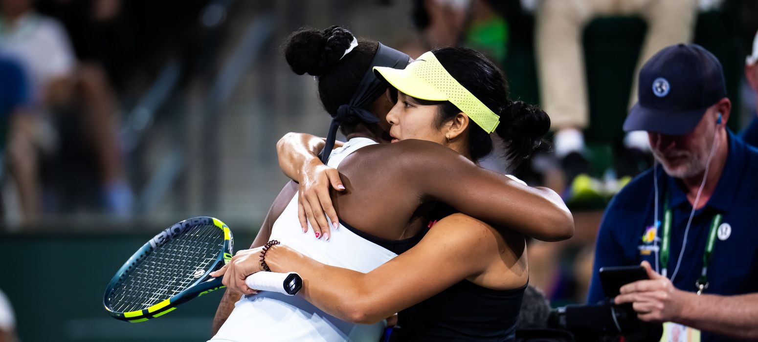 Alexandra Eala and Coco Gauff, Indian Wells 2026