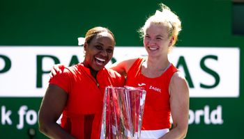 Taylor Townsend and Katerina Sinikova, Indian Wells 2026