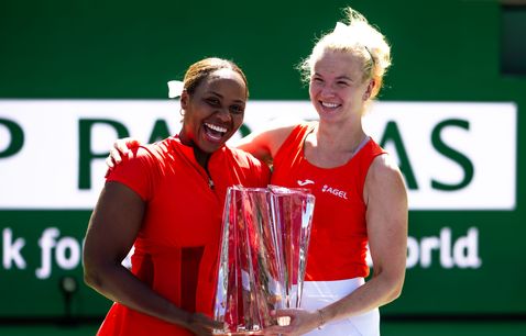 Taylor Townsend and Katerina Sinikova, Indian Wells 2026