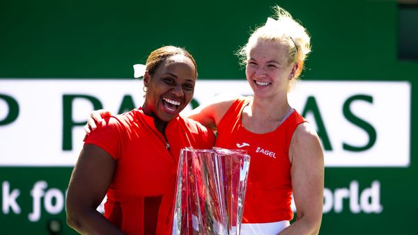 Taylor Townsend and Katerina Sinikova, Indian Wells 2026