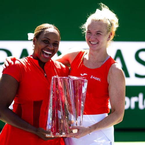 Taylor Townsend and Katerina Sinikova, Indian Wells 2026