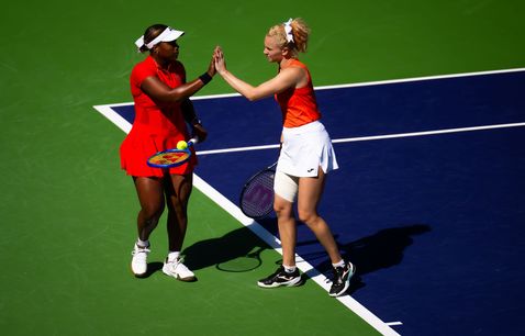Taylor Townsend and Katerina Siniakova, Indian Wells 2026
