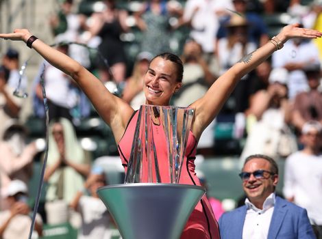 Sabalenka, IW trophy 2026