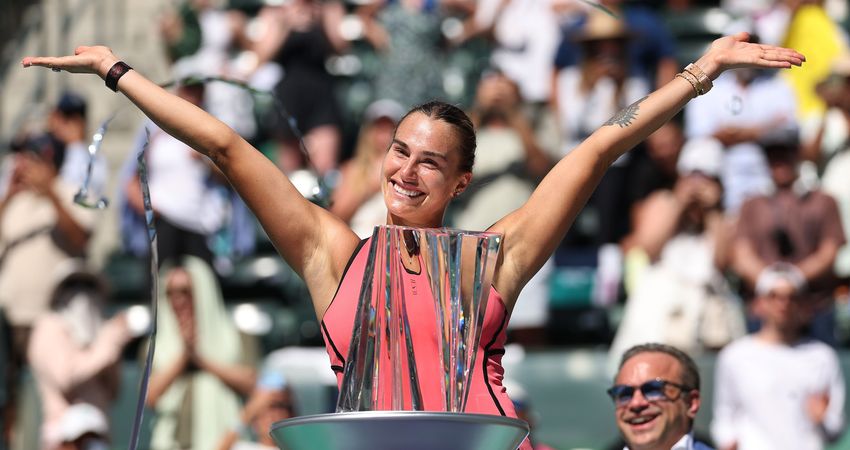Sabalenka, IW trophy 2026