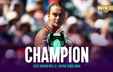 Sabalenka champs corner