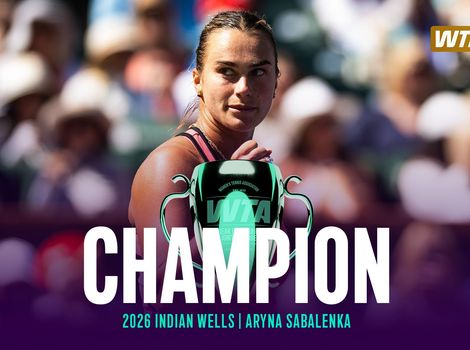 Sabalenka champs corner
