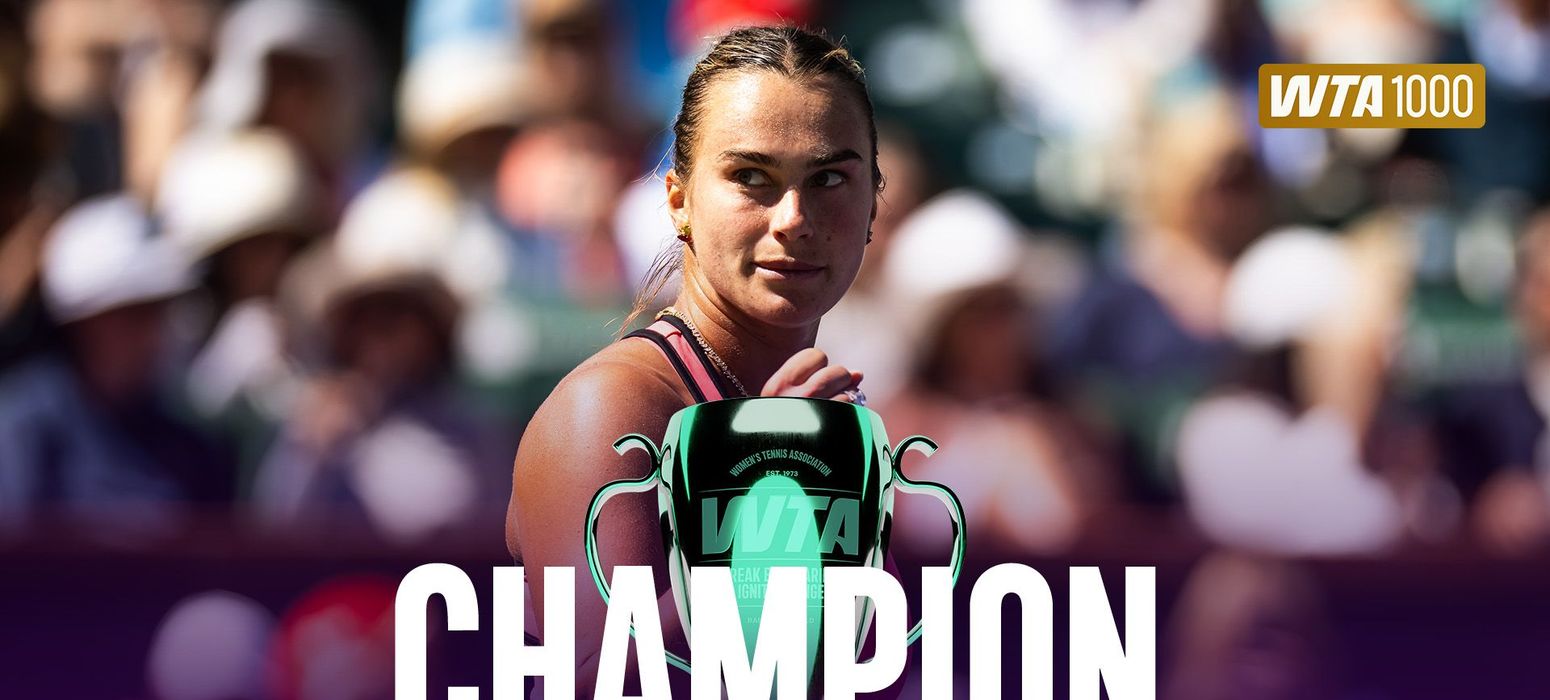 Sabalenka champs corner