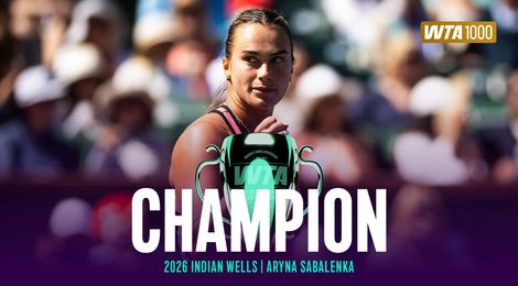 Sabalenka champs corner