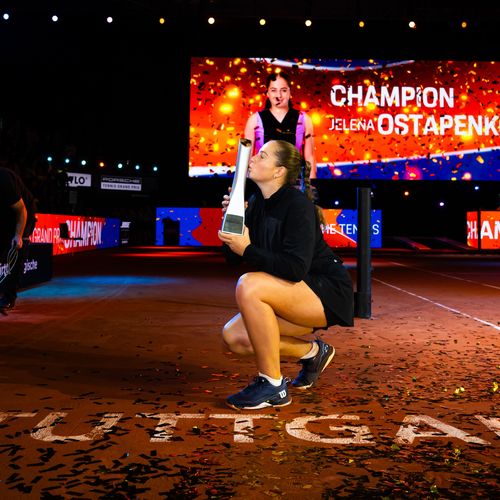 Jelena Ostapenko, Stuttgart Day 7