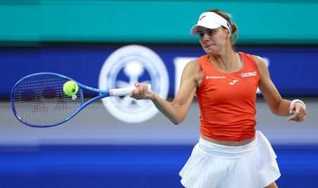 Magda Linette, 2026 Miami R2 (Getty)