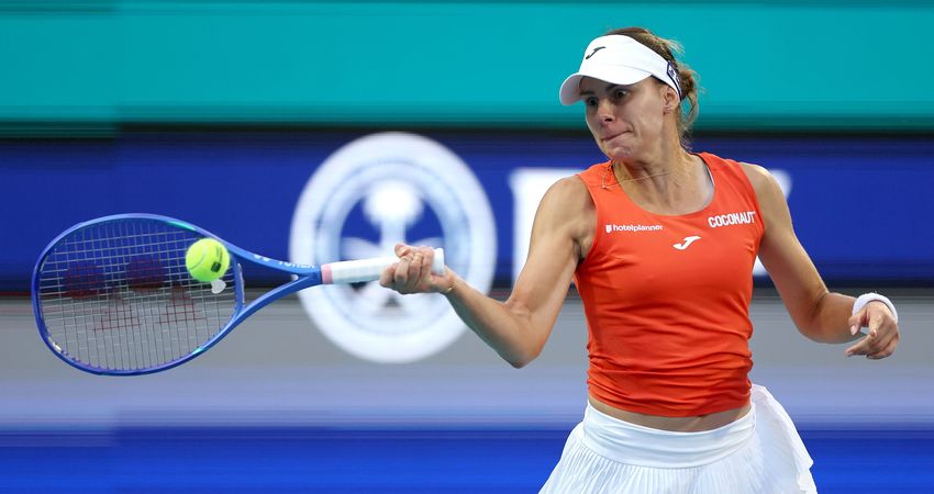 Magda Linette, 2026 Miami R2 (Getty)