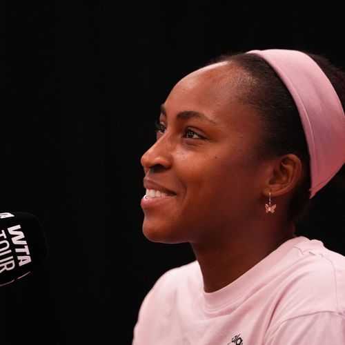 Gauff Miami media day