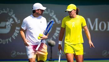 Iga_Swiatek, Dubai 2025 with Wim