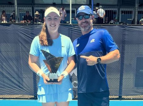 Talia Gibson and Jarrad Bunt in Sydney in 2025