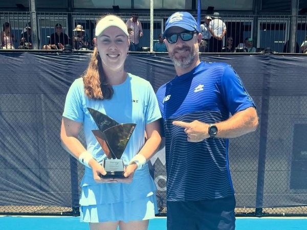 Talia Gibson and Jarrad Bunt in Sydney in 2025