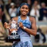 Coco Gauff, Roland Garros 2025 trophy