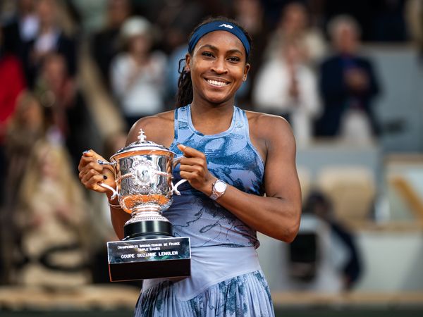 Coco Gauff, Roland Garros 2025 trophy