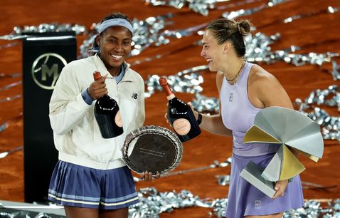 aryna sabalenka coco gauff madrid 2025