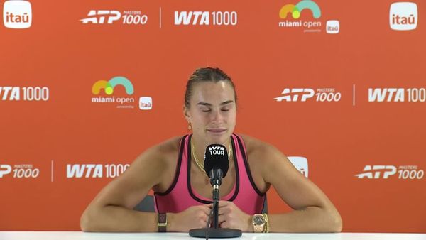 'I played incredible tennis': Sabalenka on her win vs. Rybakina