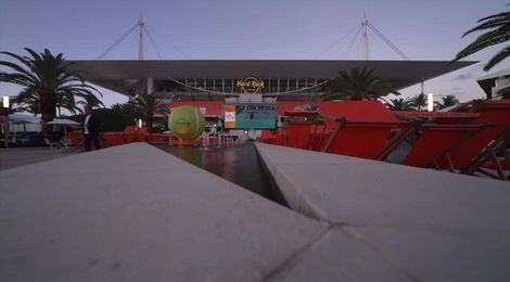 Miami Open under a fading sky