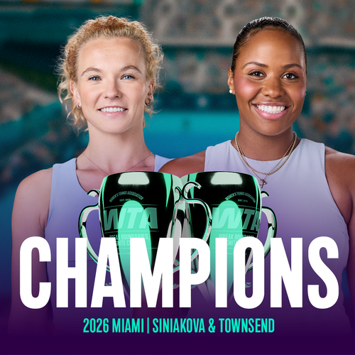 Katerina Siniakova and Taylor Townsend, Miami 2026 Champions