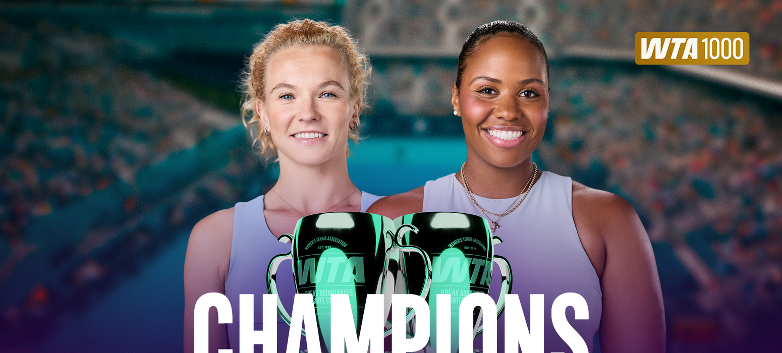 Katerina Siniakova and Taylor Townsend, Miami 2026 Champions