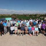 ATP and WTA alumni at the annual golf tournament at Indian Wells