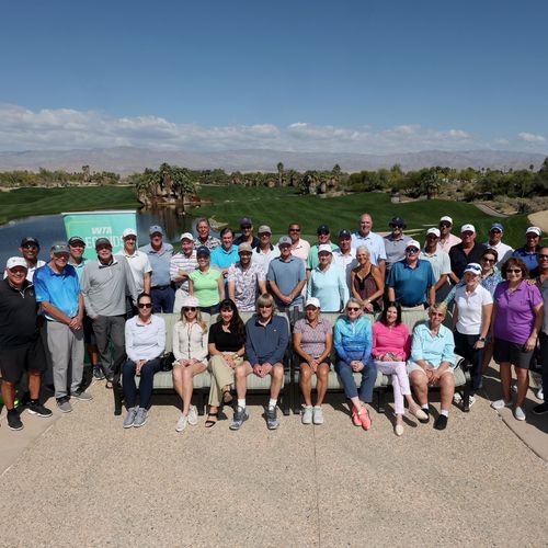 ATP and WTA alumni at the annual golf tournament at Indian Wells